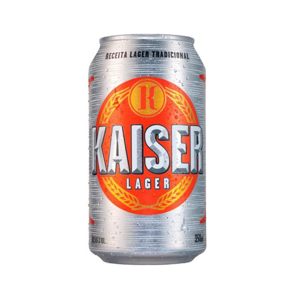 CERVEJA KAISER PILSEN LATA 350ML tdc1fe