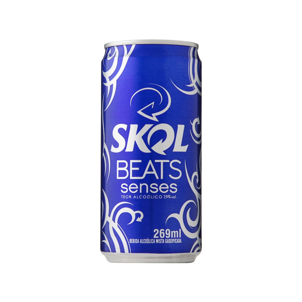 Skol Beats Senses Teor Alcoólico CERVEJA SKOL BEATS SENSES 269ML LATA - tdc1fe