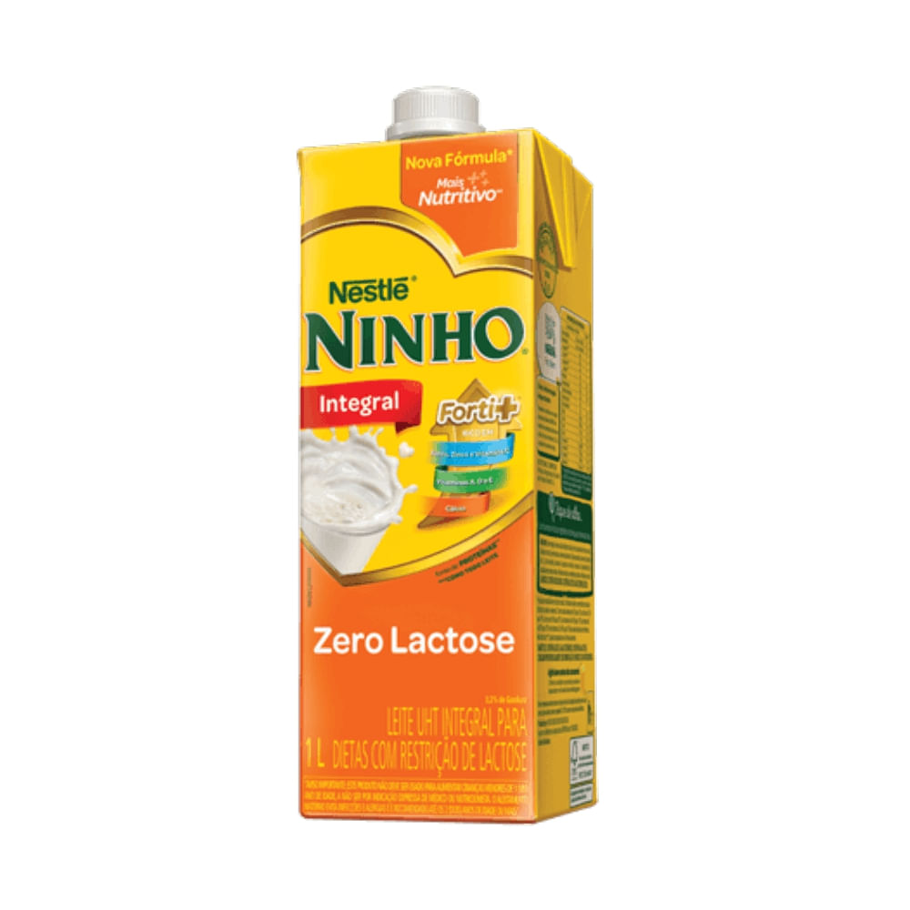 LEITE UHT NINHO ZERO LACTOSE 1L INTEGRAL - tdc1fe