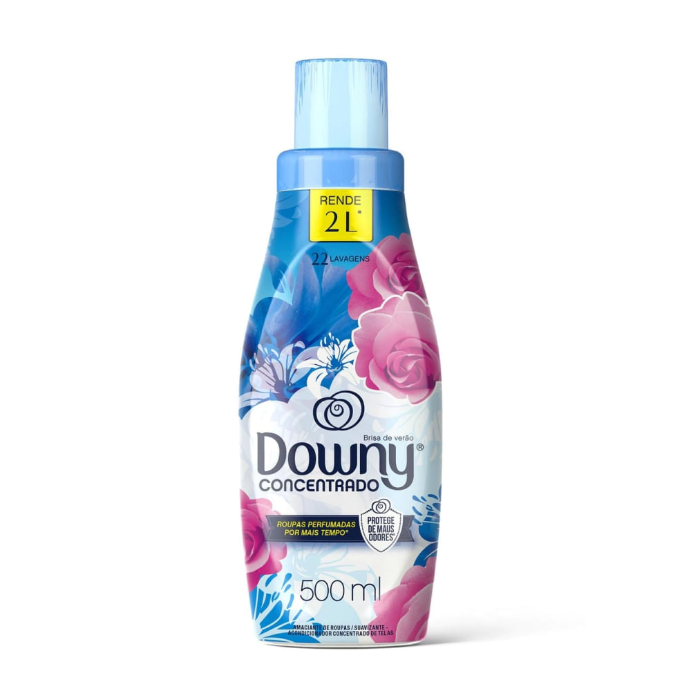 AMACIANTE DOWNY CONCENTRADO 500ML BRISA VERAO Tdc1fe amaciante-downy-concentrado-500ml-brisa-verao-tdc1fe