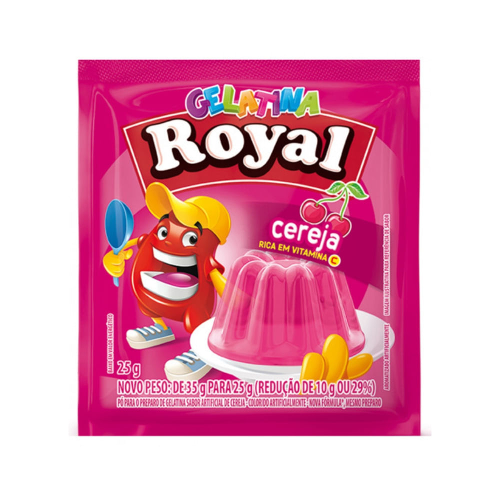 GELATINA ROYAL 25G CEREJA tdc1fe