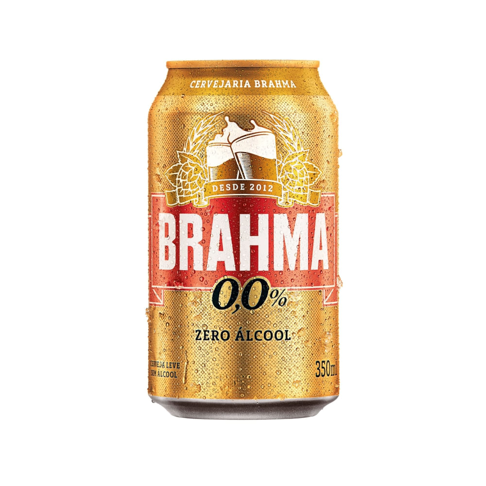 CERVEJA BRAHMA 0,0 ALCOOL 350ML LATA tdc1fe CERVEJA BRAHMA 0,0 ALCOOL 350ML LATA tdc1fe
