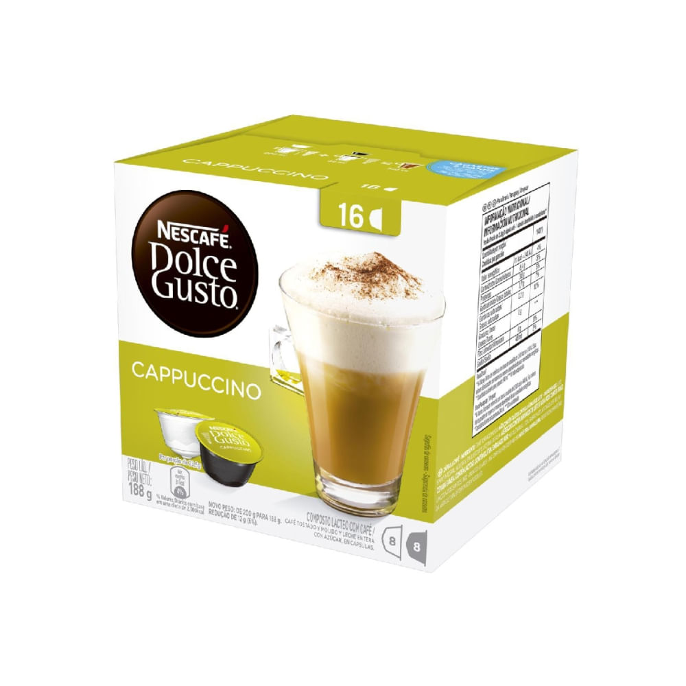 DOLCE GUSTO CAPPUCCINO 188G 16 CAP. tdc1fe
