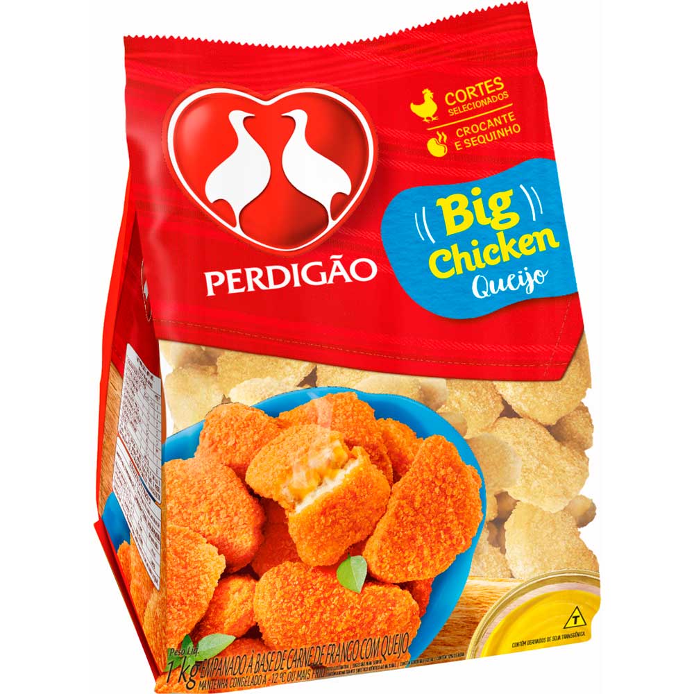 BIG CHICKEN QUEIJO PERDIGAO 1KG Tdc1fe
